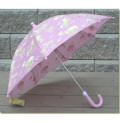 Child Sized Pink Umbrella with Horses
